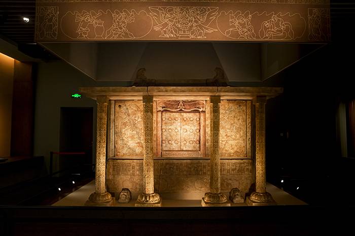 虞弘墓石椁浮雕